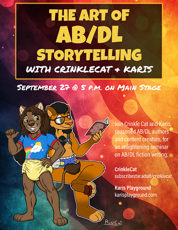 The Art of AB/DL Storytelling flyer