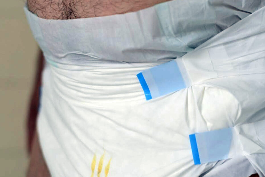 Man in diaper