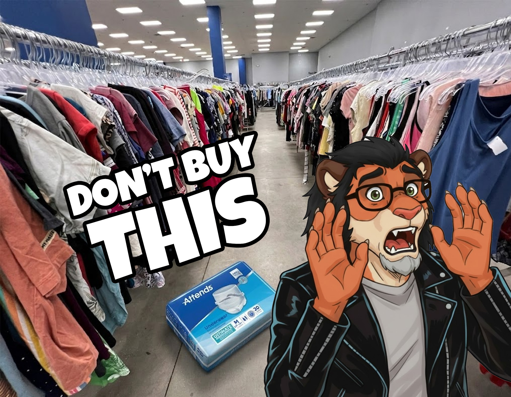 Thrift Store Diapers