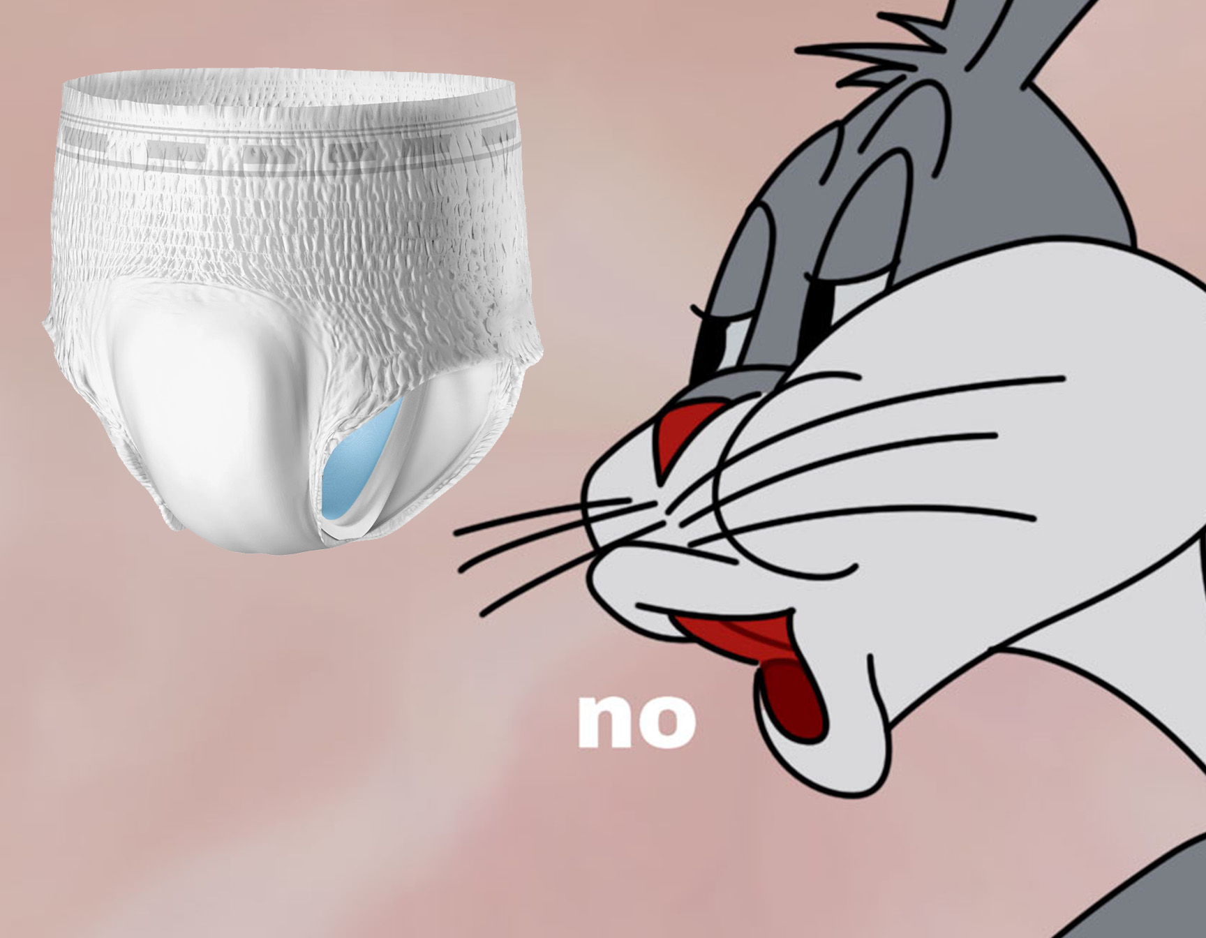 Say no to pull-up underwear